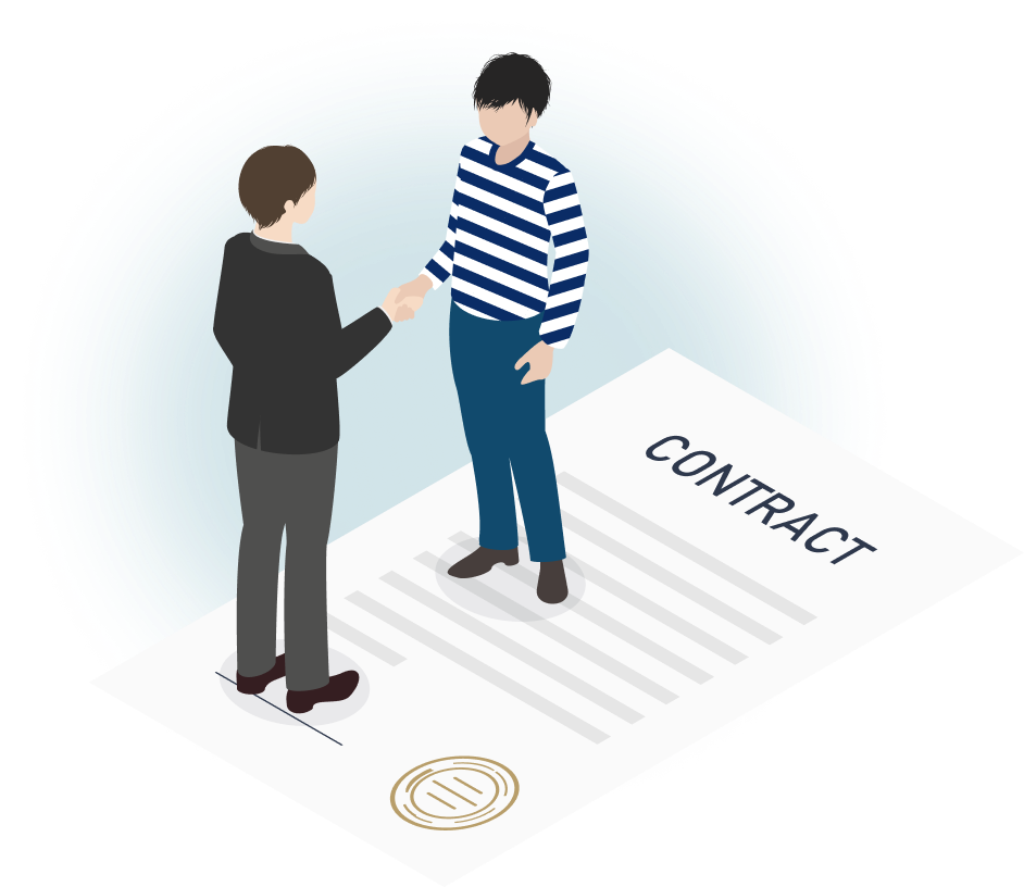 テックダイレクトは企業とワーカーが直接契約できます